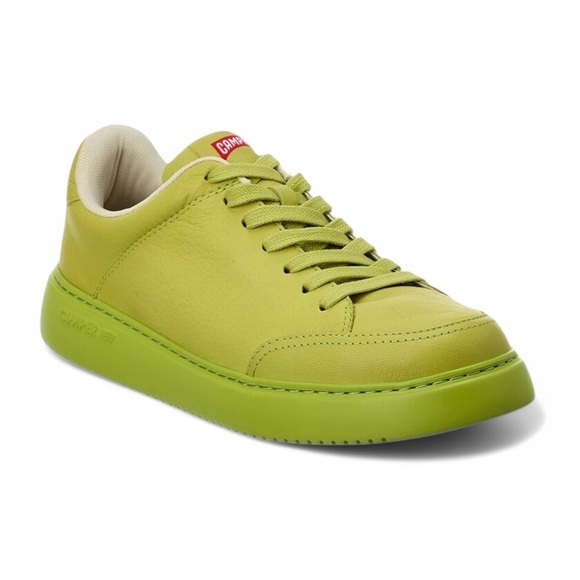 CAMPER Runner K21 Platform Sneakers in Green Leather Size 5 NEW - Picture 1 of 16